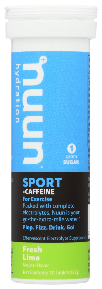 NUUN: Sport Fresh Lime Electrolyte Drink Tablets, 10 tb