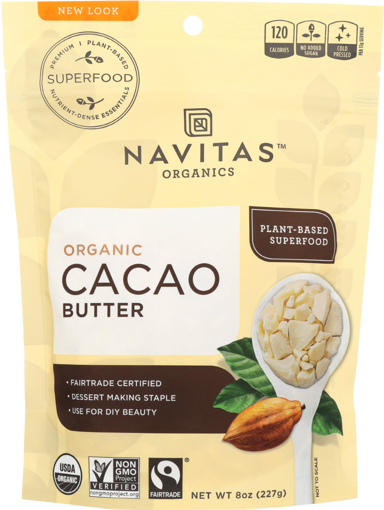 NAVITAS: Cacao Butter, 8 oz