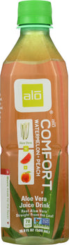 ALO: Comfort Watermelon & Peach, No Preservatives Or Additives Fat Free Drink, 16.9 oz