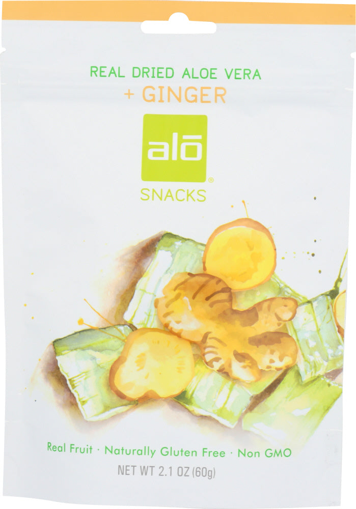 ALO: Real Dried Fruit Aloe Ginger, 2.1 oz