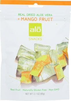 ALO: Real Dried Aloe Vera Mango Fruit, 2.1 oz