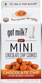 GOT MILK: Cookies Mini Chocolate Chip, 3 oz