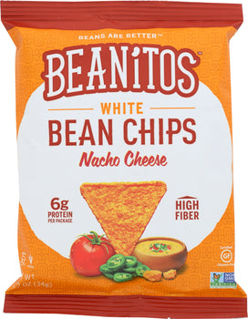 BEANITOS: Nacho Cheese White Bean Chips, 1.2 oz