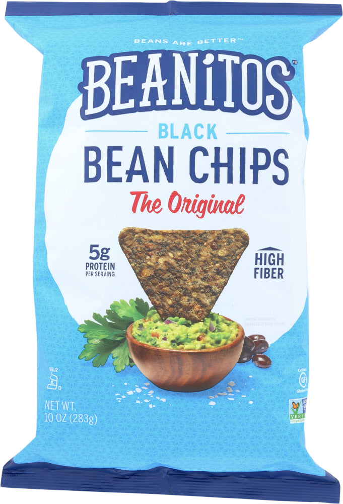 BEANITOS: Black Bean Chips The Original Party Size, 10 oz