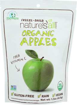 NATURE'S ALL: Organic Freeze Dried Apples, 1.5 oz