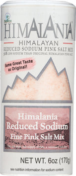 NATIERRA: Himalania Reduced Sodium Fine Pink Salt Shaker, 6 oz