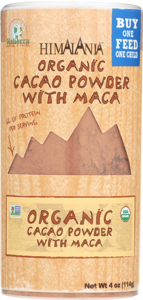 NATIERRA: Cacao Powder with Maca Shaker, 4 oz