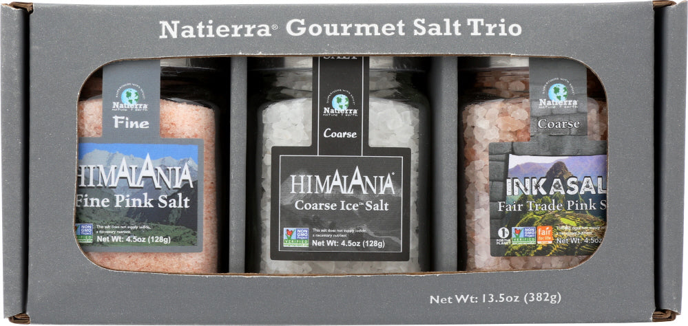 NATIERRA: Gourmet Salt Trio, 13.5 oz