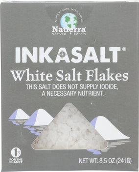 NATIERRA: Inkasalt White Salt Flakes, 8.5 oz