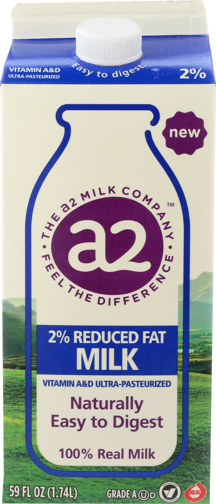 A2 MILK: Milk 2 Percent, 59 fl oz