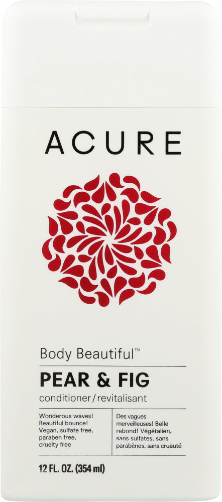 ACURE: Body Beautiful Conditioner Pear & Fig, 12 fl oz