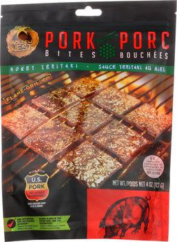 HEALTHEE: Pork Bites Honey Teriyaki, 4 oz