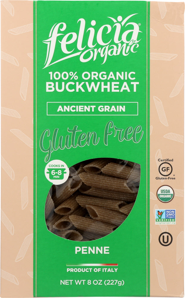 FELICIA ORGANIC: Penne Buckwheat, 8 oz