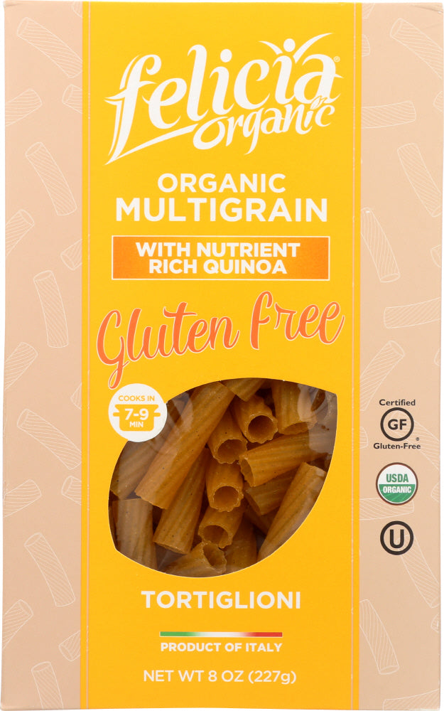 FELICIA ORGANIC: Tortiglioni Multigrain, 8 oz