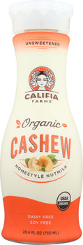 CALIFIA: Organic Cashew Homestyle Nutmilk, 25.40 oz