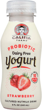 CALIFIA: Probiotic Yogurt Drink Strawberry, 8 fl oz