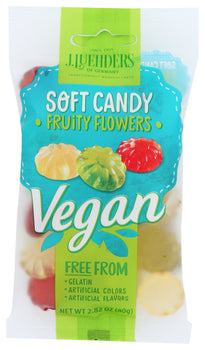 LUEHDERS: Gummis Vegan Fruity Flowers, 2.8 oz