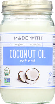 MADE WITH: Oil Coconut Refined Org, 14 fo