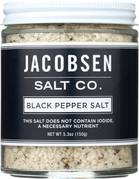 JACOBSEN SALT CO: Black Pepper Salt, 5.3 oz