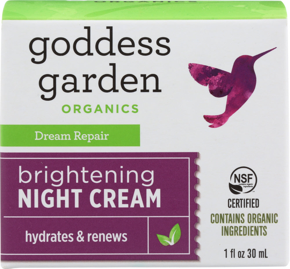 GODDESS GARDEN: Dream Repair Brightening Night Cream, 1 oz