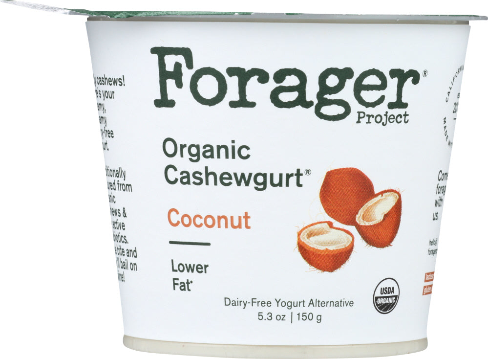 FORAGER: Organic Cashewgurt Coconut, 5.30 oz