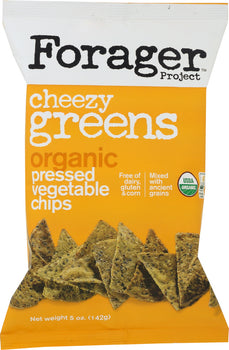 FORAGER: Organic Cheezy Greens Vegetable Chips, 5 oz