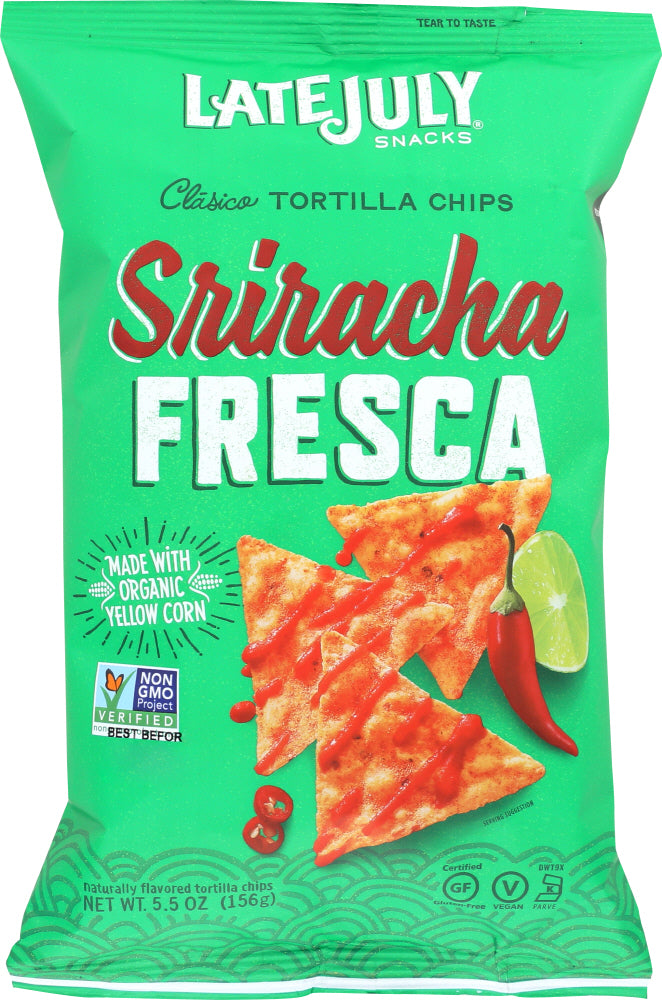 LATE JULY: Chip Tortilla Sriracha Fresca, 5.5 oz