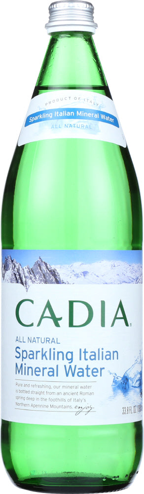 CADIA: Sparkling Italian Mineral Water, 33.8 fo