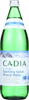 CADIA: Sparkling Italian Mineral Water, 33.8 fo