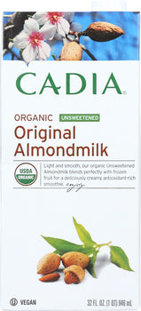 CADIA: Organic Original Unsweetened Almondmilk, 32 fo