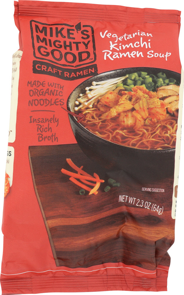 MIKES MIGHTY GOOD: Kimchi Vegan Ramen Soup, 2.3 oz