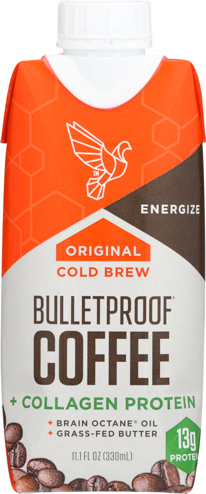 BULLETPROOF: Coffee Cold Brew Original Collagen, 11.1 fo