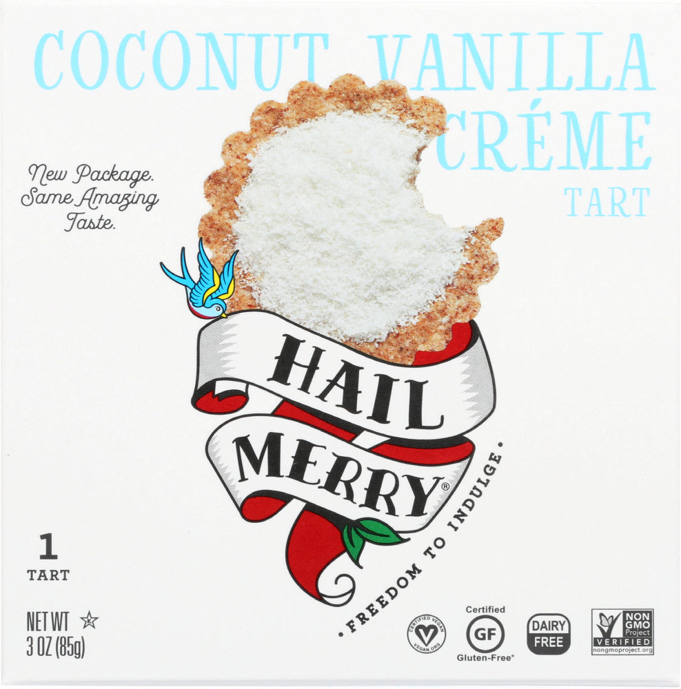 HAIL MERRY: Coconut Vanilla Cream Miracle Tart, 3 oz