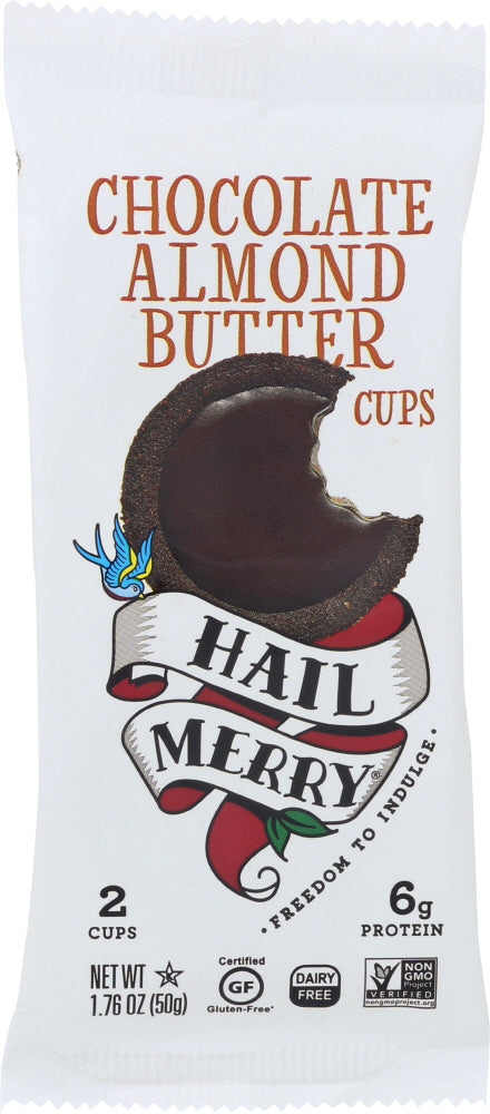 HAIL MERRY: Chocolate Almond Butter Mini Tarts, 1.76 oz