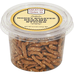 CREATIVE SNACK: Honey Roasted Sesame Sticks, 6.5 oz