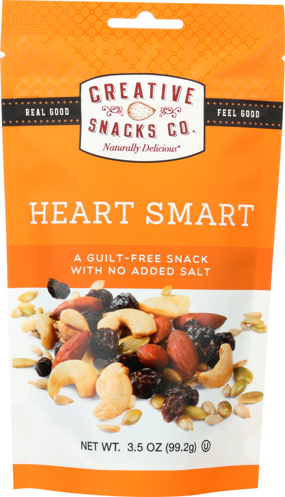 CREATIVE SNACK: Heart Smart Mix Nuts, 3.5 oz