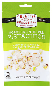 CREATIVE SNACK: Roasted In-Shell Pistachios, 2.75 oz