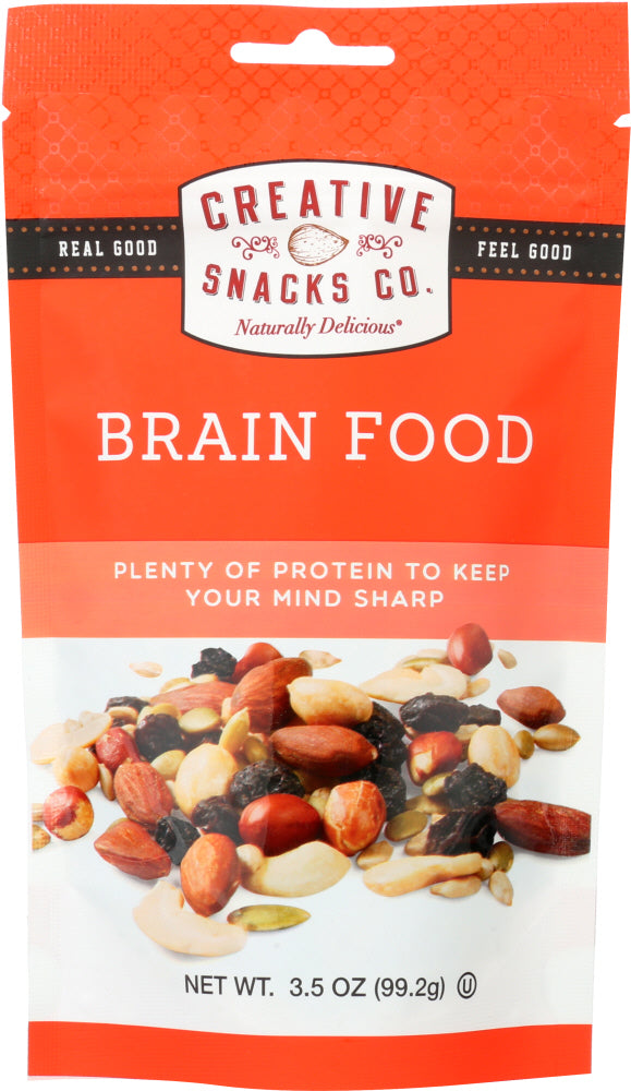 CREATIVE SNACK: Nuts Brain Food GGB, 3.5 oz