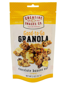 CREATIVE SNACK: Chocolate Banana Nut Granola, 2 oz