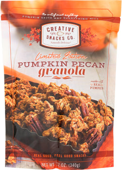 CREATIVE SNACKS CO: Pumpkin Pecan Granola, 12 oz