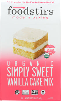 FOODSTIRS: Baking Mix Vanilla Cake, 20 oz