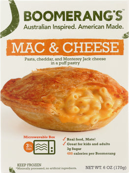 BOOMERANGS: Mac and Cheese Pie, 6 oz