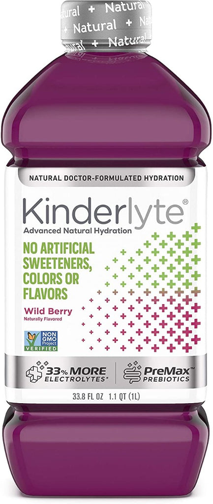 KINDERLYTE: Electrolyte Wild Berry, 33.8 fo