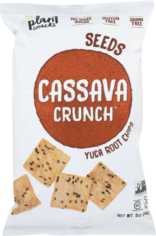 CASSAVA CRUNCH: Yuca Root Chips Seeds, 5 oz