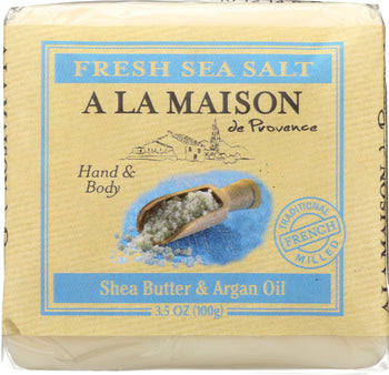 A LA MAISON DE PROVENCE: Fresh Sea Salt Mini Soap Bar, 3.5 oz