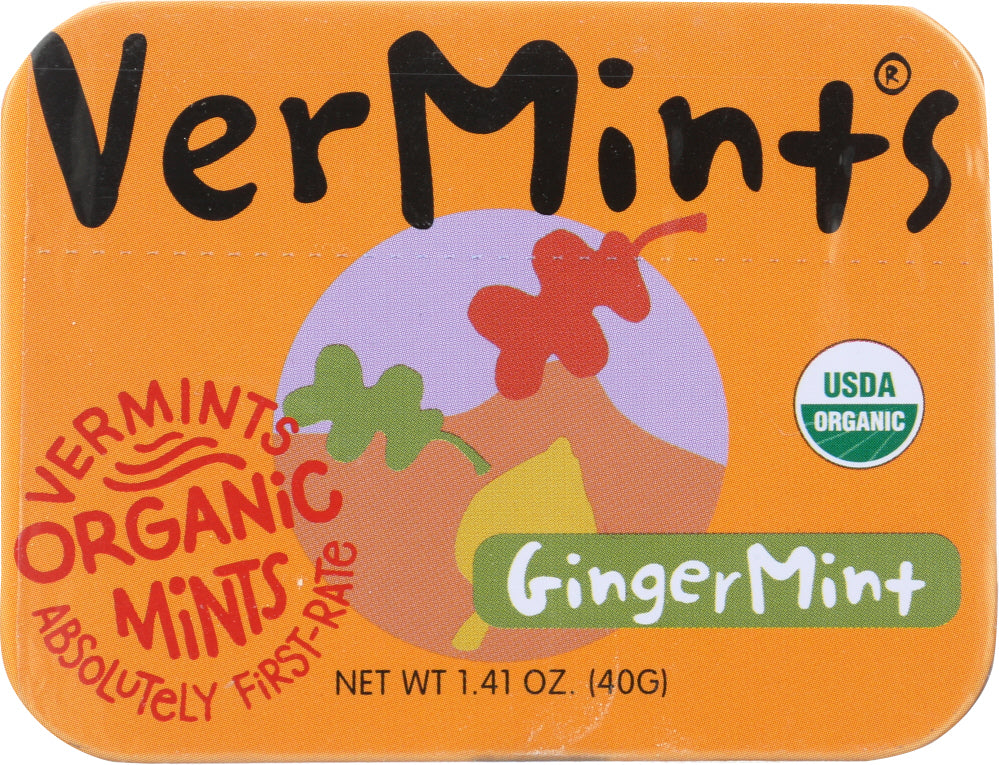 VERMINTS: All Natural Breath Mint Gingermint, 1.41 oz