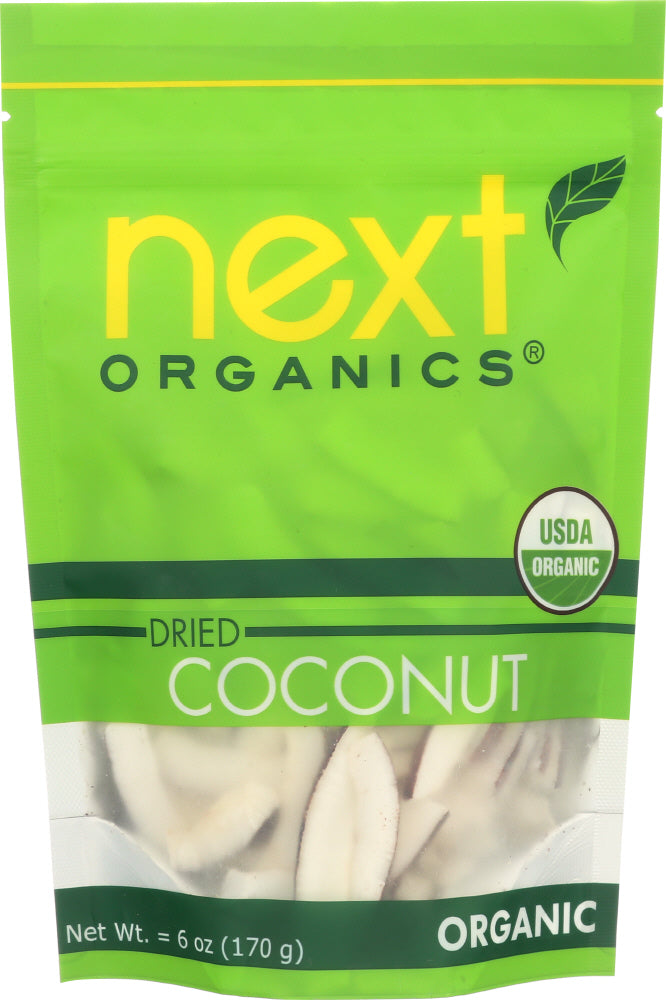 NEXT ORGANICS: Coconut Dried Organic, 6 oz