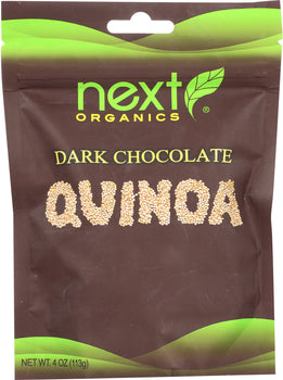 NEXT ORGANICS: Quinoa Dark Chocolate Organic, 4 oz