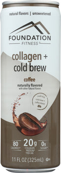 FOUNDATION FITNESS: Collagen + Cold Brew Coffee, 11 fl oz