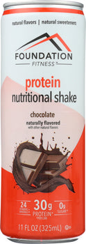 FOUNDATION FITNESS: Shake Chocolate 30g, 11 oz